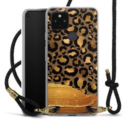 Carry Case Transparent Leather black/gold