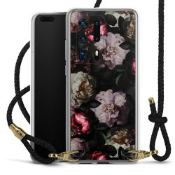 Carry Case Transparent Leather black/gold