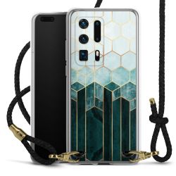 Carry Case Transparent Leather black/gold