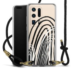 Carry Case Transparent Leather black/gold