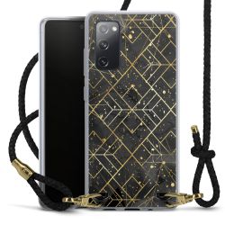 Carry Case Transparent Leather black/gold