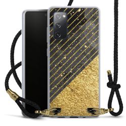 Carry Case Transparent Leather black/gold