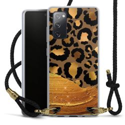 Carry Case Transparent Leather black/gold