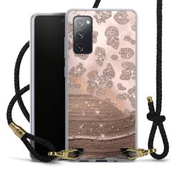 Carry Case Transparent Leather black/gold