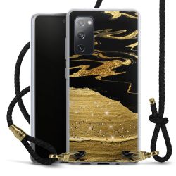 Carry Case Transparent Leather black/gold