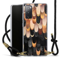 Carry Case Transparent Leather black/gold