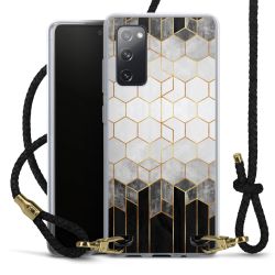 Carry Case Transparent Leather black/gold