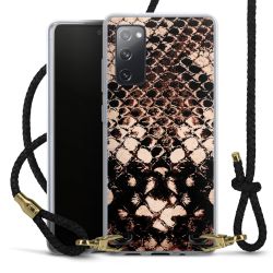 Carry Case Transparent Leather black/gold