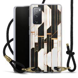 Carry Case Transparent Leather black/gold