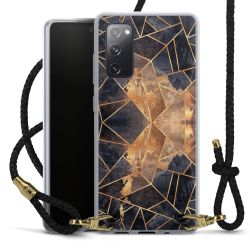 Carry Case Transparent Leather black/gold