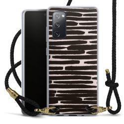 Carry Case Transparent Leather black/gold