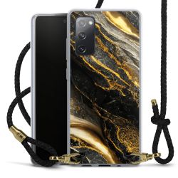 Carry Case Transparent Leather black/gold