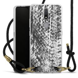 Carry Case Transparent Leather black/gold