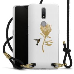 Carry Case Transparent Leather black/gold