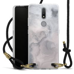 New Carry Case Transparent Leder schwarz/gold