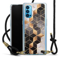 Carry Case Transparent Leather black/gold