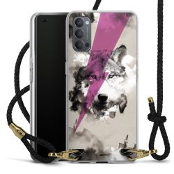 Carry Case Transparent Leather black/gold