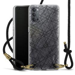 Carry Case Transparent Leather black/gold