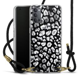 Carry Case Transparent Leather black/gold