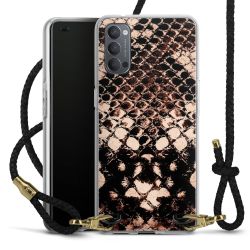 Carry Case Transparent Leather black/gold