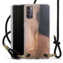 Carry Case Transparent Leather black/gold