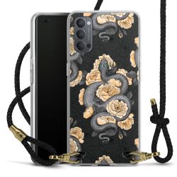 Carry Case Transparent Leather black/gold