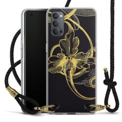 Carry Case Transparent Leather black/gold