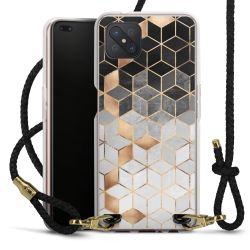 Carry Case Transparent Leather black/gold