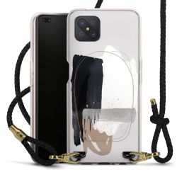 Carry Case Transparent Leather black/gold