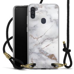 Carry Case Transparent Leather black/gold