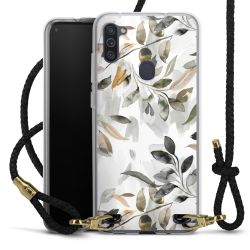 Carry Case Transparent Leather black/gold