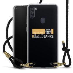 Carry Case Transparent Leder schwarz/gold