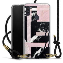 Carry Case Transparent Leather black/gold