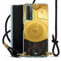 Carry Case Transparent Leather black/gold