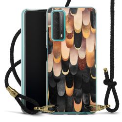 Carry Case Transparent Leather black/gold