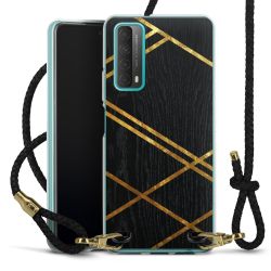 Carry Case Transparent Leather black/gold