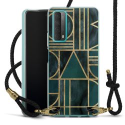 Carry Case Transparent Leather black/gold