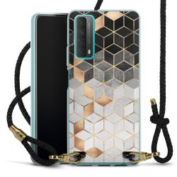 Carry Case Transparent Leather black/gold