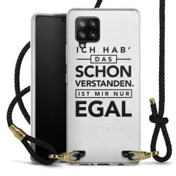 Carry Case Transparent Leder schwarz/gold