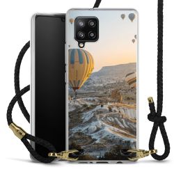 Carry Case Transparent Leather black/gold