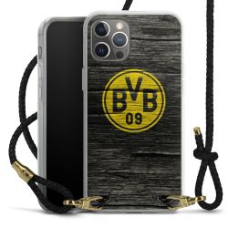 Carry Case Transparent Leather black/gold