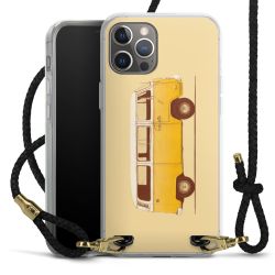 Carry Case Transparent Leather black/gold