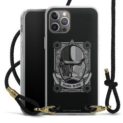 Carry Case Transparent Leather black/gold