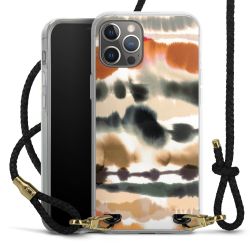 Carry Case Transparent Leather black/gold