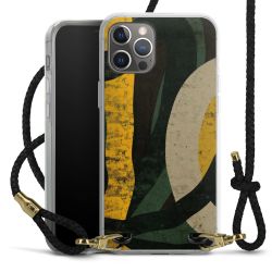 Carry Case Transparent Leather black/gold