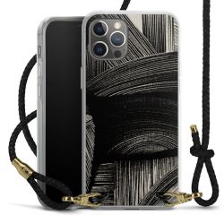 Carry Case Transparent Leather black/gold