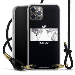 Carry Case Transparent Leather black/gold