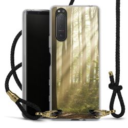 Carry Case Transparent Leather black/gold