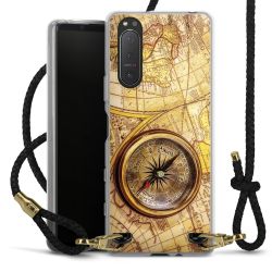 Carry Case Transparent Leather black/gold