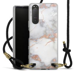 Carry Case Transparent Leather black/gold